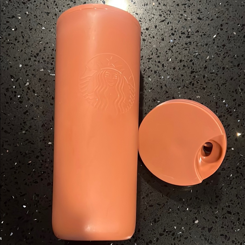 Starbucks Coral Tumbler with Lid